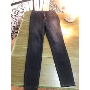 Judy Blue NWOT Skinny Fit Dark Wash Button Fly Jeans - Size 27